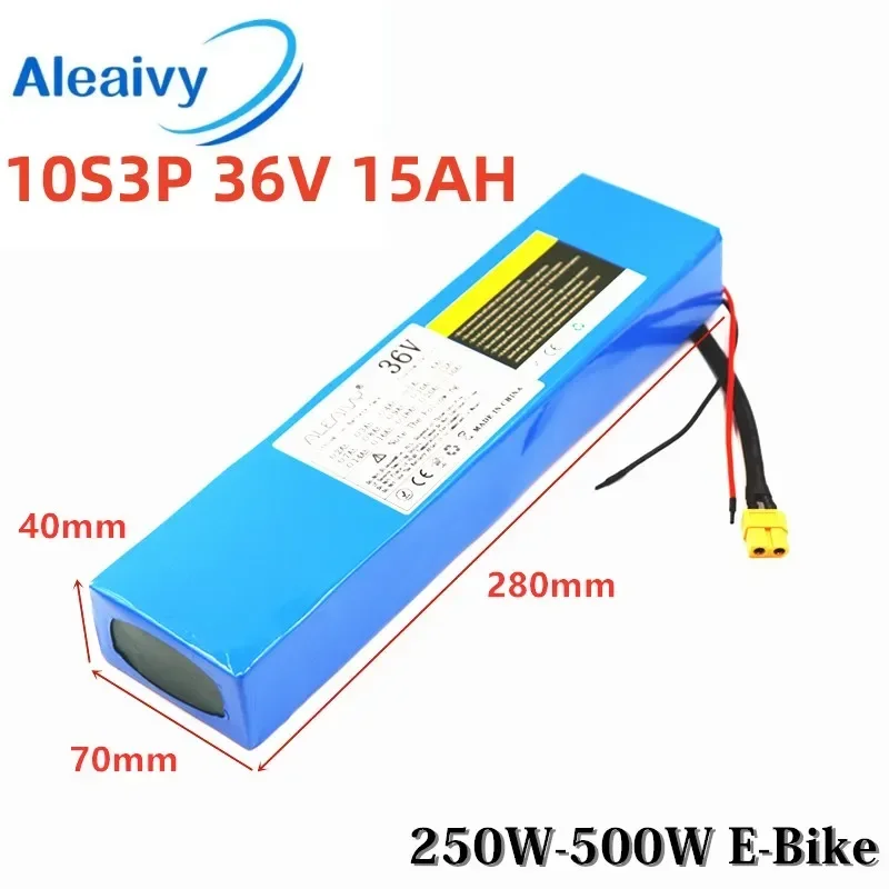 

Original 36V 15Ah Electric Folding Bicycle 18650 Lithium Battery Pack 250w-750w Motor Uses electric bicycle Scooter With 20A BMS