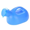 2000ml Portable Male Urine Bottle with Lid  Blue Plastic Male Pee Urinal Storage Urine Collector for Elderly Men Children 2