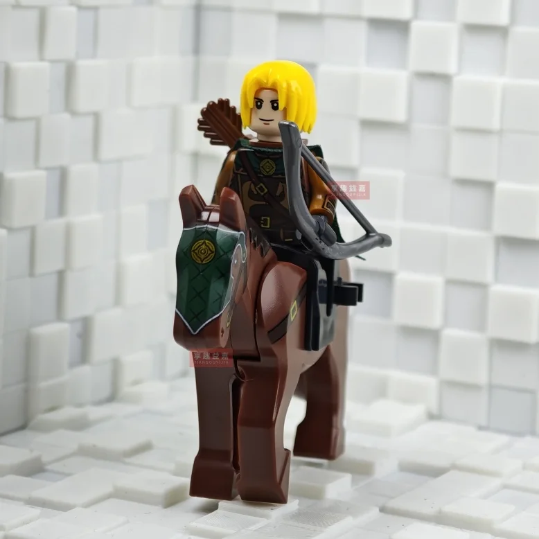Battle Five Armies mit Schwert Rohan mit Pferd Bausteine Modell Ziegel Mini Action Spielzeug Figuren Spielzeug Geschenk für Kinder MOC – Detail 5
