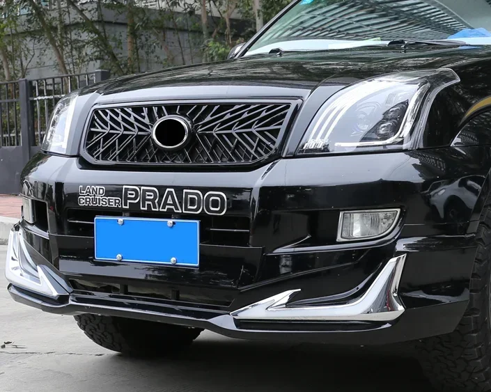 Car accessories TRD design ABS land cruiser prado 120 facelift front grills for prado 120 conversion customcustom