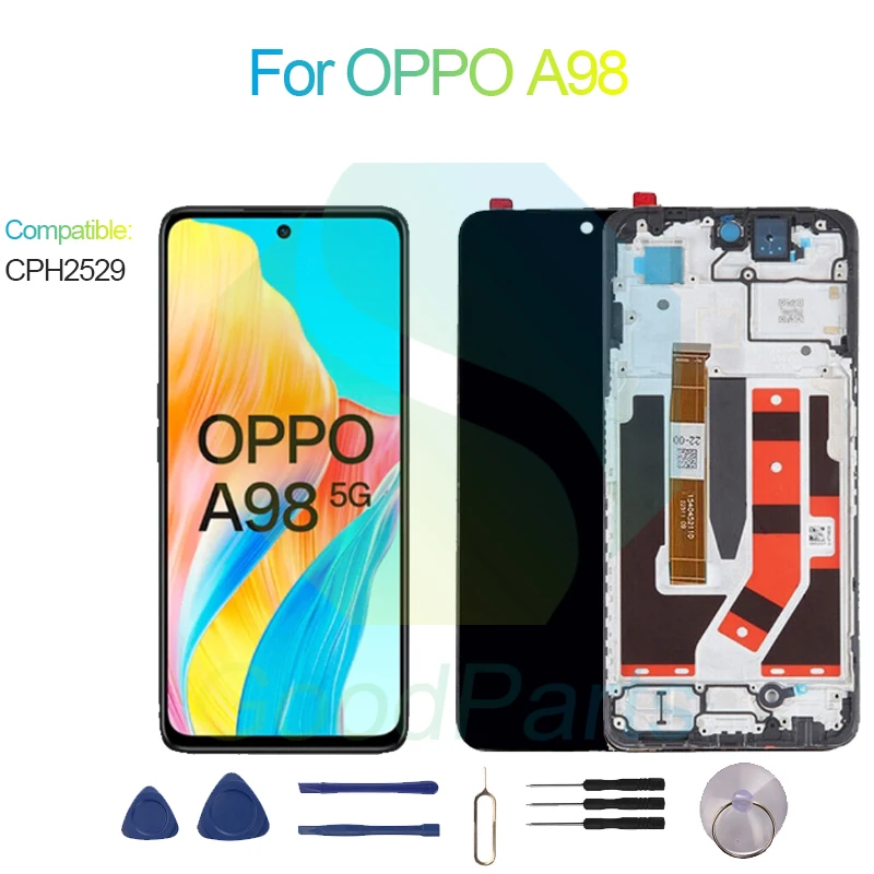 

Сменный сенсорный ЖК-экран 2400*1080 CPH2529 A98 для OPPO A98