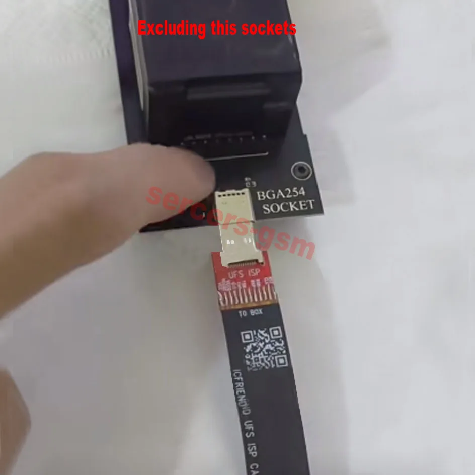 EASY JTAG BGA254 ISP 업그레이드 타입 -c,UFS ISP 플렉스 케이블(이지 자그 ufs-254 소켓용)