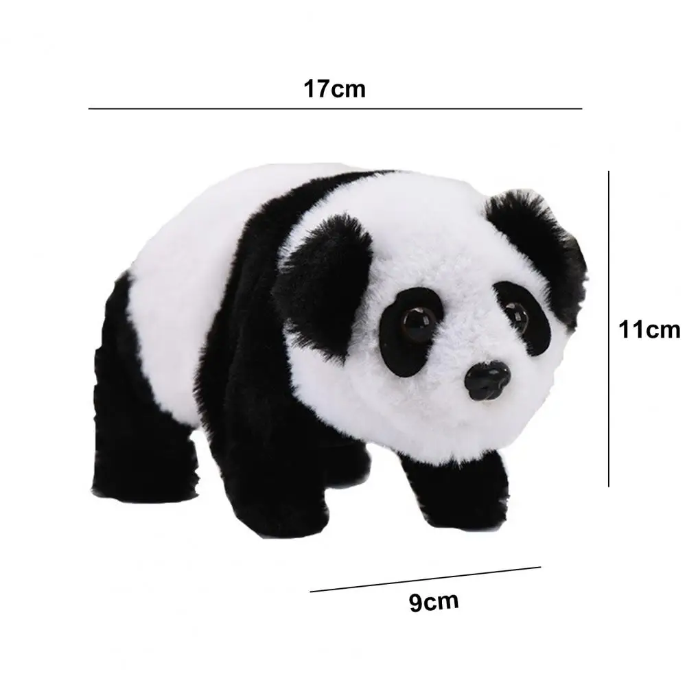 Crawling Panda Plush Toy Kids Electric Pet Toy with Sounds Movements Animated Shaking Head Interactive Kids Birthday Gift