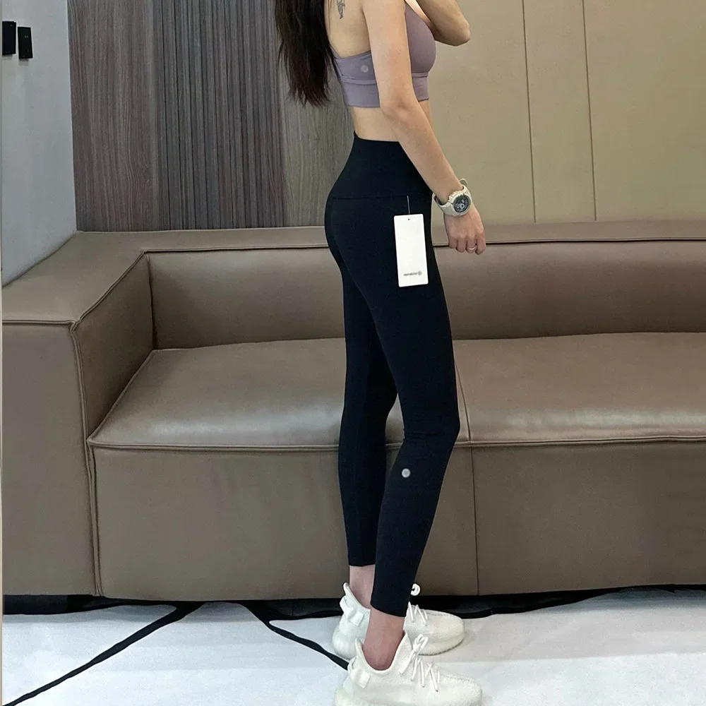 Waisted Cropped Leggings for Women - Butter Soft Athletic Pants for Yoga & Training