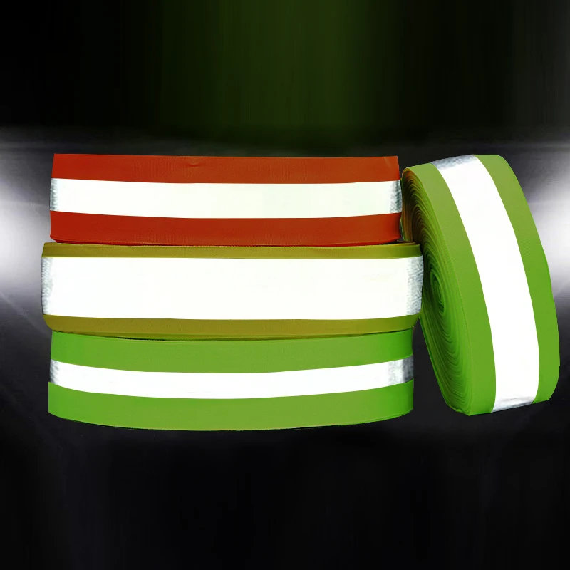 

High-brightness reflective strips, schoolbags, fluorescent reflective fabrics, sewing webbing, night traffic warning tapes
