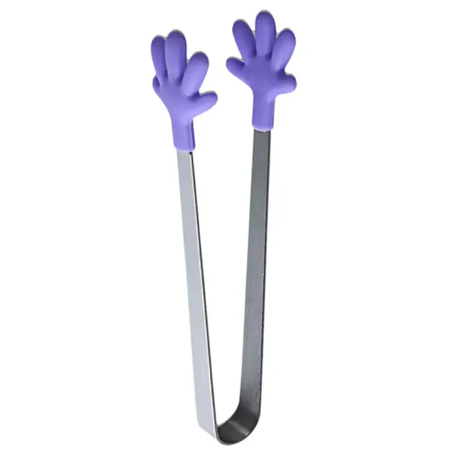 1Dc Kreatív Kis Pálma Rozsdamentes Acél Szilikon Cukros Fogás Klip Bilincs Az Otthoni Tészta Főzés Saláta Klipek Konyhai Szerszámok - Image 3