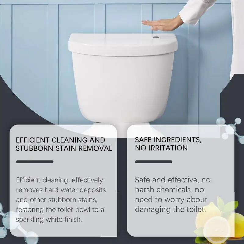 Automatic Toilet Descaler 100g Automatic Toilet Cleaner Safe & Effective Toilet Bowl Cleaners Long-Lasting & Automatic Toilet - Image 3