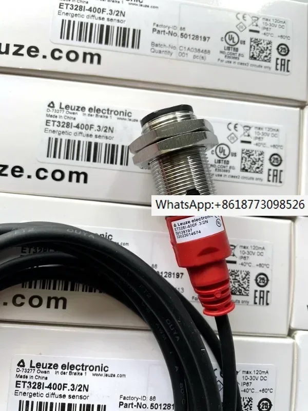 

Original German LEUZE photoelectric switch ET328I-400F.3/2N ET328I-400F.3/4P