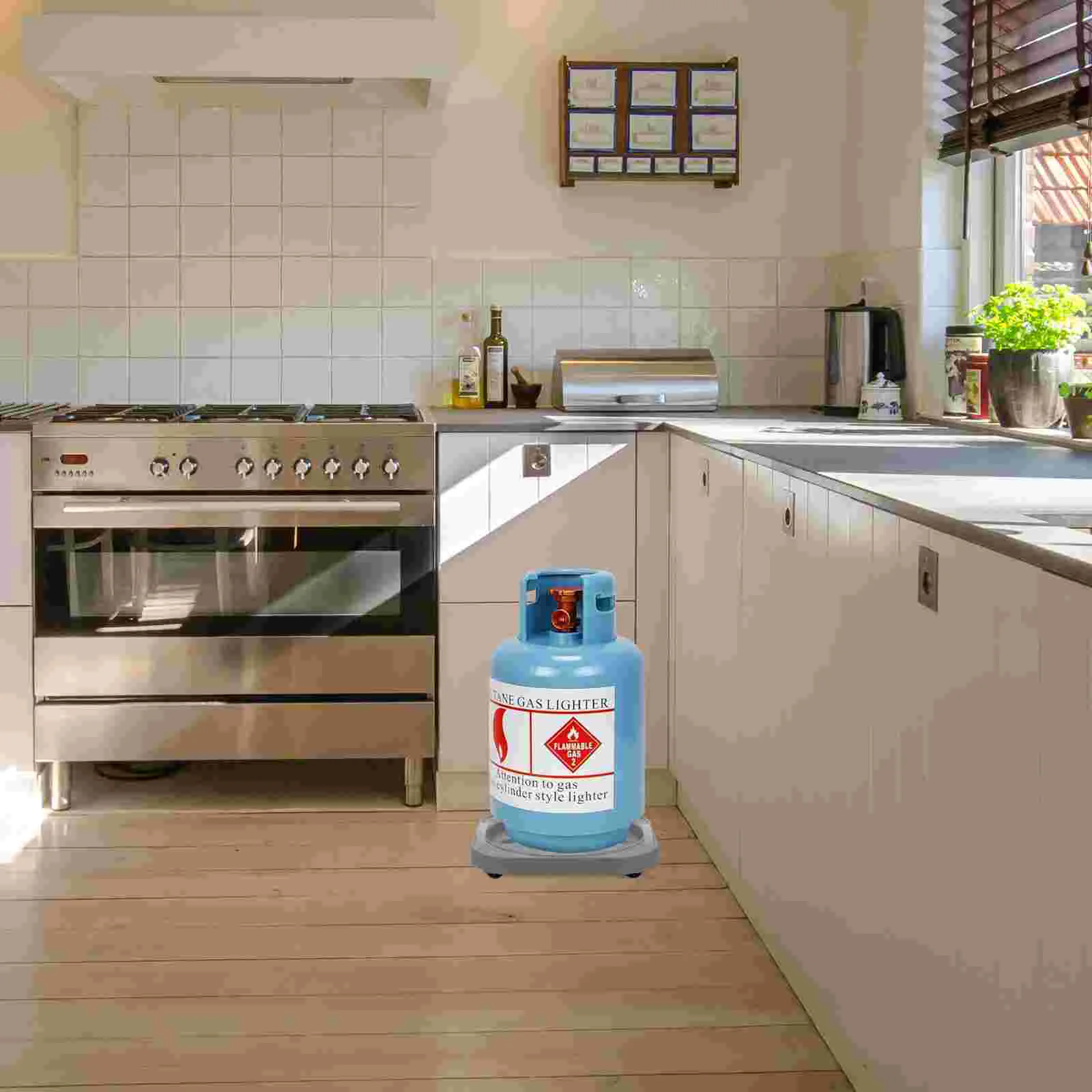 

Round Gas Tank Tray Gas Cylinder Stand Propane Tank With Handles And Wheels Propane Cylinder Tray Tool Trays