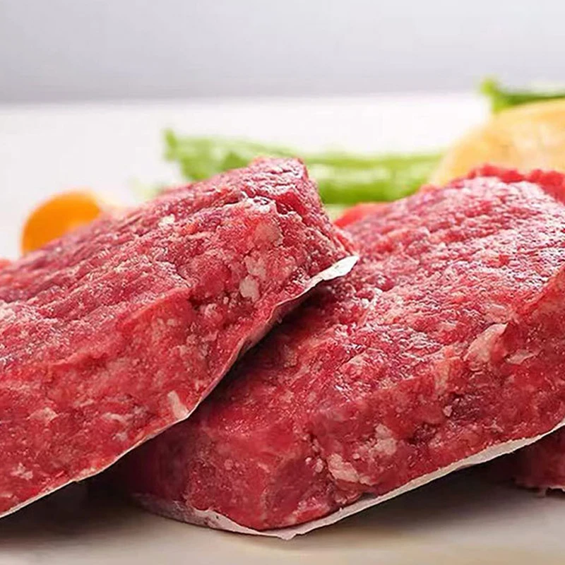 Round Hamburger Pressure Meat Paper Oil Blotting Paper Oven Grill Sheet Patty Separation Kitchen Tools 100Pcs 11CM meat blotting paper