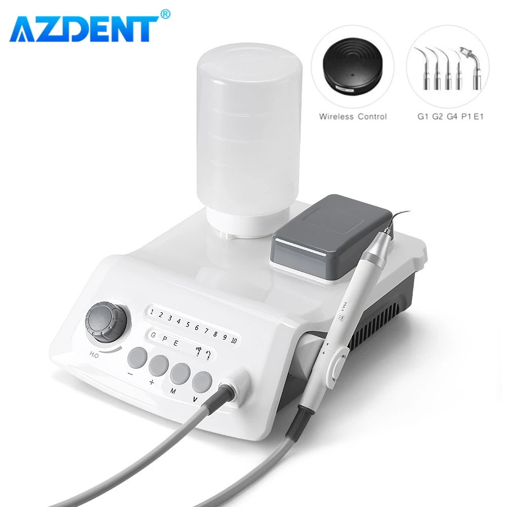 

AZDENT Dental Ultrasonic Scaler Scaling Perio Endo Endodontics LED Detachable Handpiece Auto Water Dentistry Tools Equipment