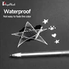 Pen+Refill Set Gel Pen Highlight Refill White Color Shinning Refill Painting Markers Drawing Pen School Supplies Multifunction 3