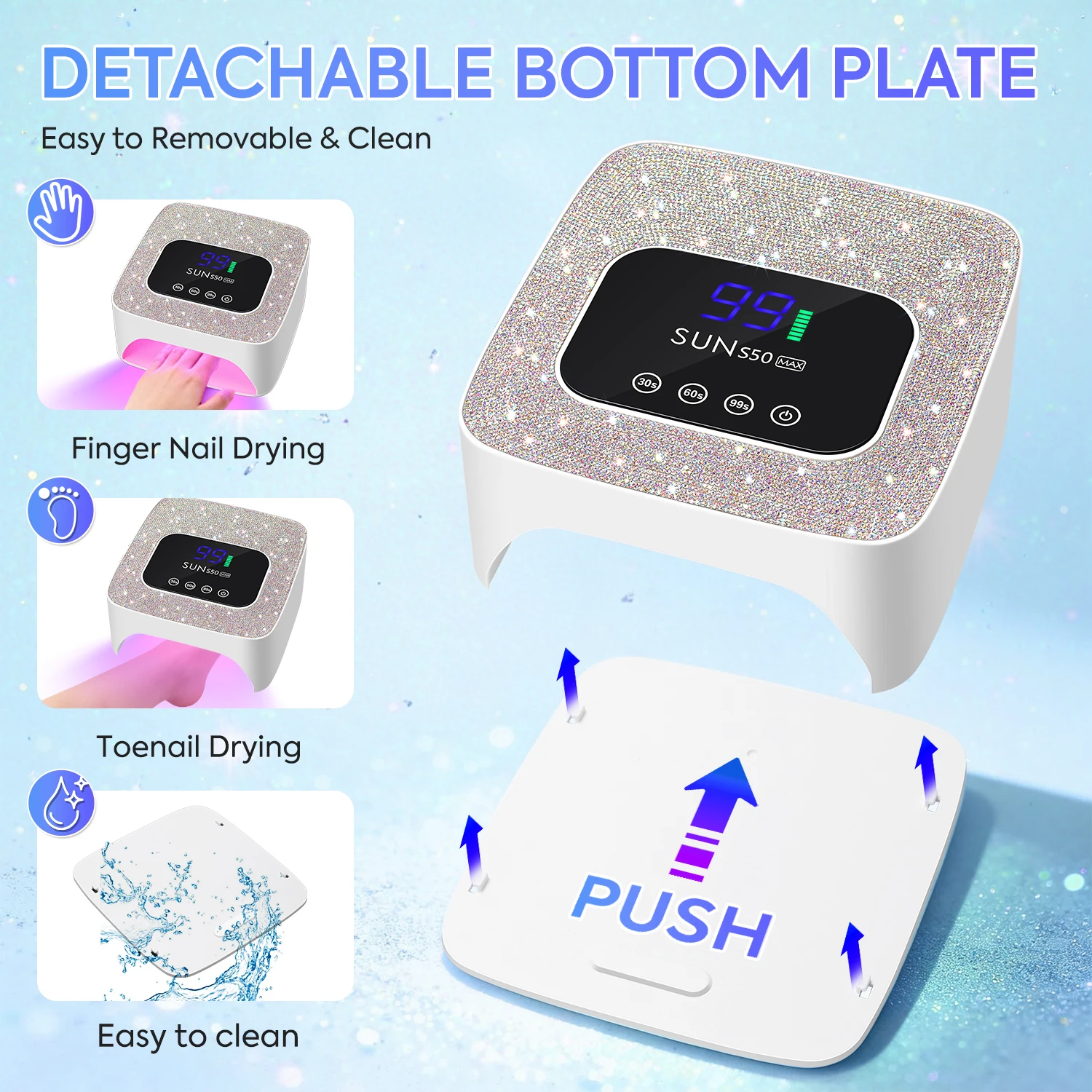 180W Cordless Nail Lamp 6