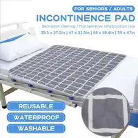Washable Incontinence Bed Pad Reusable Changing Pad Sheet Urine Mat Nappy Diaper Mattress Protector Cover Kids Adult Waterproof 2