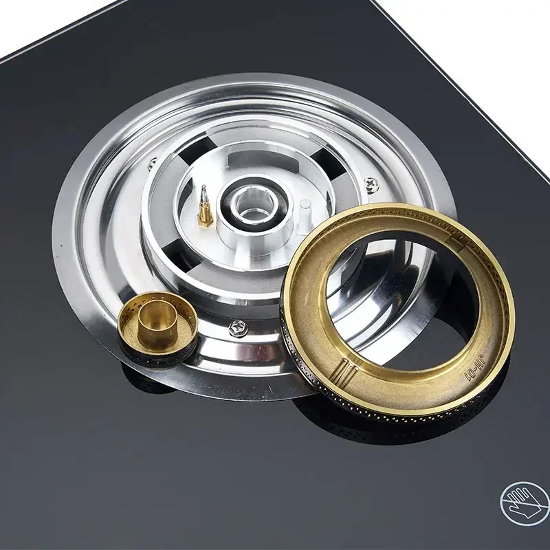 New Design Gas Hob Kitchen Stove Durable Tempered Glass Panel 3 Burners Gas Stove