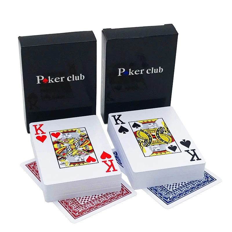 Baccarat Texas Hold'em Plastic Playing Cards Waterproof Smooth Poker Set Club Card Board Bridge Games 63*88mm 2Sets/Lot, playing cards,plastic playing cards,poker set