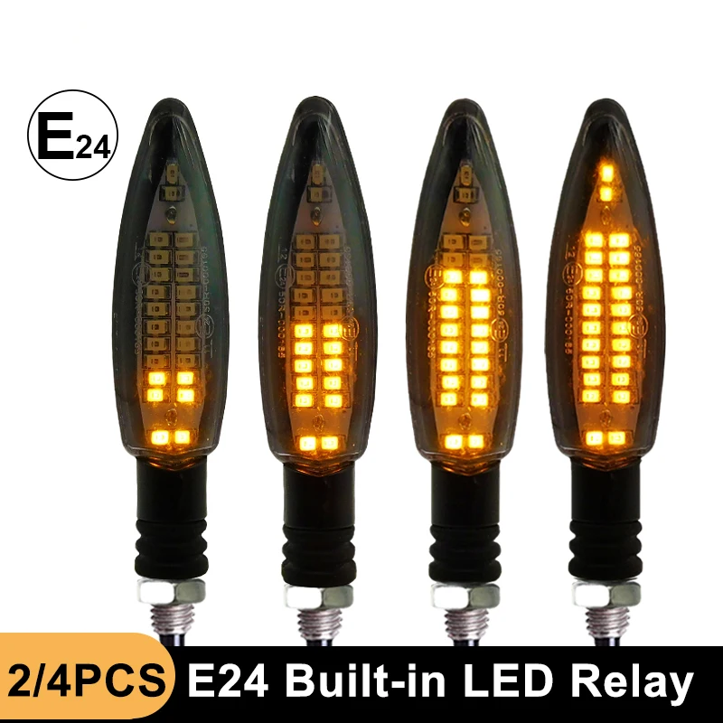 컨버스 Cbr250R LED 오토바이 방향 지시등, 오토바이, 혼다 쉐도우 750, 방수, E24 마크