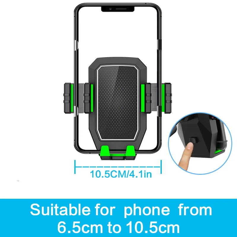 LKW-Telefonhalterung, robuste Handyhalterung für Armaturenbrett-Windschutzscheibe, 16,9 Zoll langer Arm, Super-Saugnapf und stabil – Detail 6