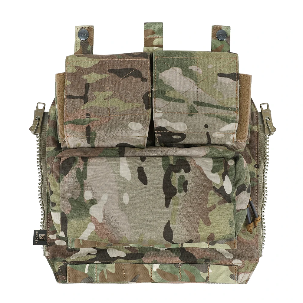 KRYDEX Taktische Zip On Pouch Plate Carrier Rucksack Tasche Für CPC NCPC AVS JPC2.0 Jagd Airsoft Weste Zubehör – Detail 14