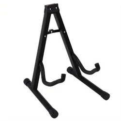 Compact Retractable Foldable Instrument Stand Holder in ABS Plastic (Black)