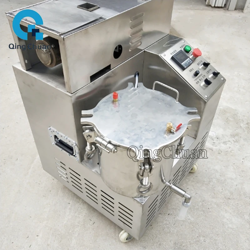 Oil Press Machine 15-25kg Per Hours Peanut Seeds Squeezer Stainless Steel Business Sesame Sunflower Expeller Soybean Extraction