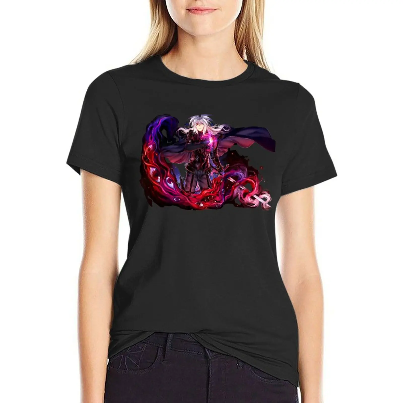 

Yami Bakura Classic T-shirt Aesthetic clothing plus size tops hippie clothes Women's summer blouses 2024