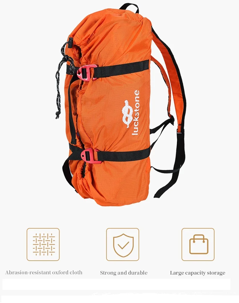 Outdoor Bergsteigen Seil Tasche Klettern Ausrüstung Betrieb Tasche Camping Kleinigkeiten Sammeln Rucksack Boden Tuch – Detail 1