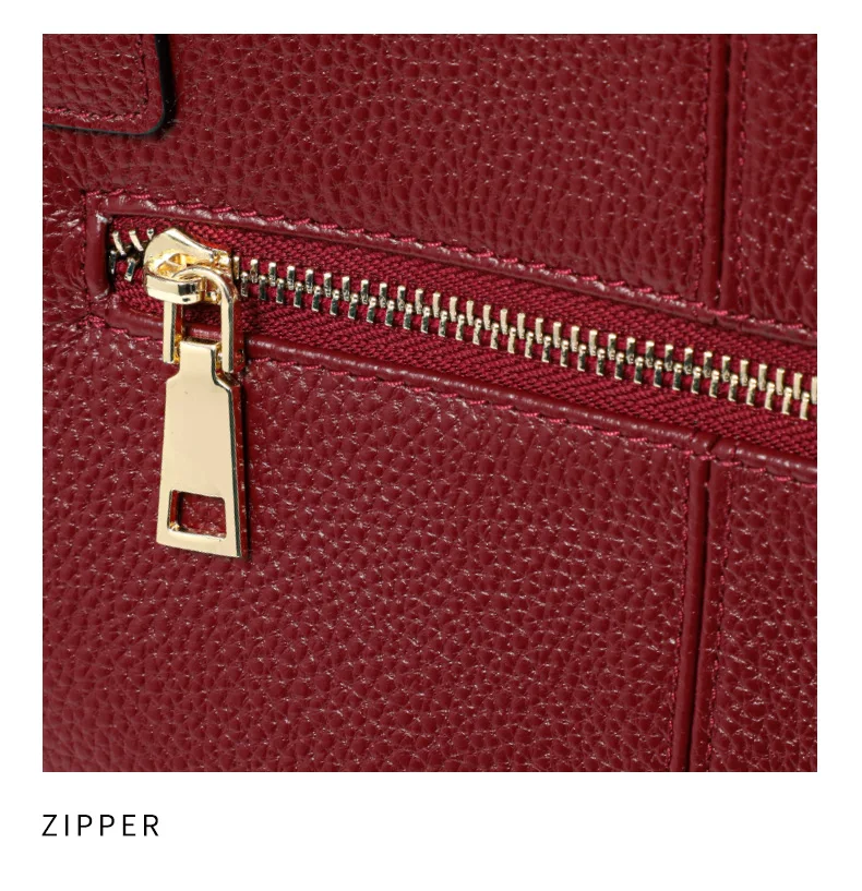 Klassische Pebble-Leder Schultertasche für Damen mit Metall-Dekor-Etikett, Tragbare Weiche Leder-Handtasche für Arbeit und Alltag – Detail 16