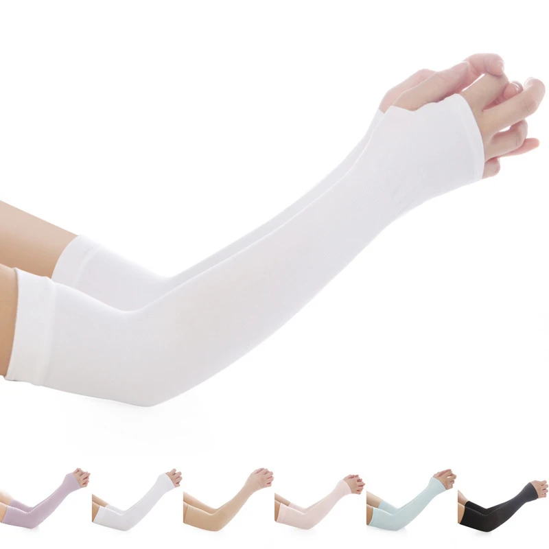 Sun Protection Arm Sleeves Arm Sleeves Cooling Arm Sleeves Arm Sleeves Warmers Sports Sleeve Sun UV Protection Hand Cover Cooling Warmer Running Fishing Cycling Mangas Para Brazo