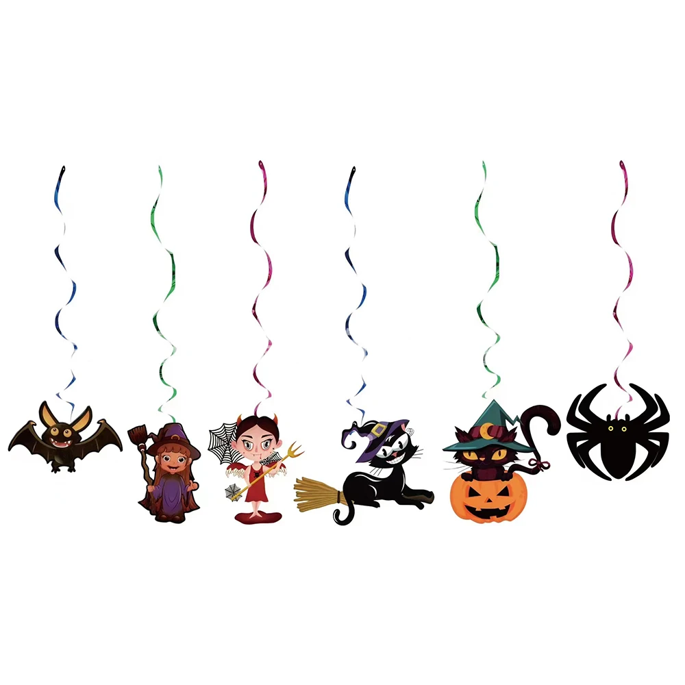 Halloween Thema Party Einweg geschirr Set Fledermaus Geist Kürbis Papp teller Tasse Serviette Banner glücklich Halloween Party liefert – Detail 7