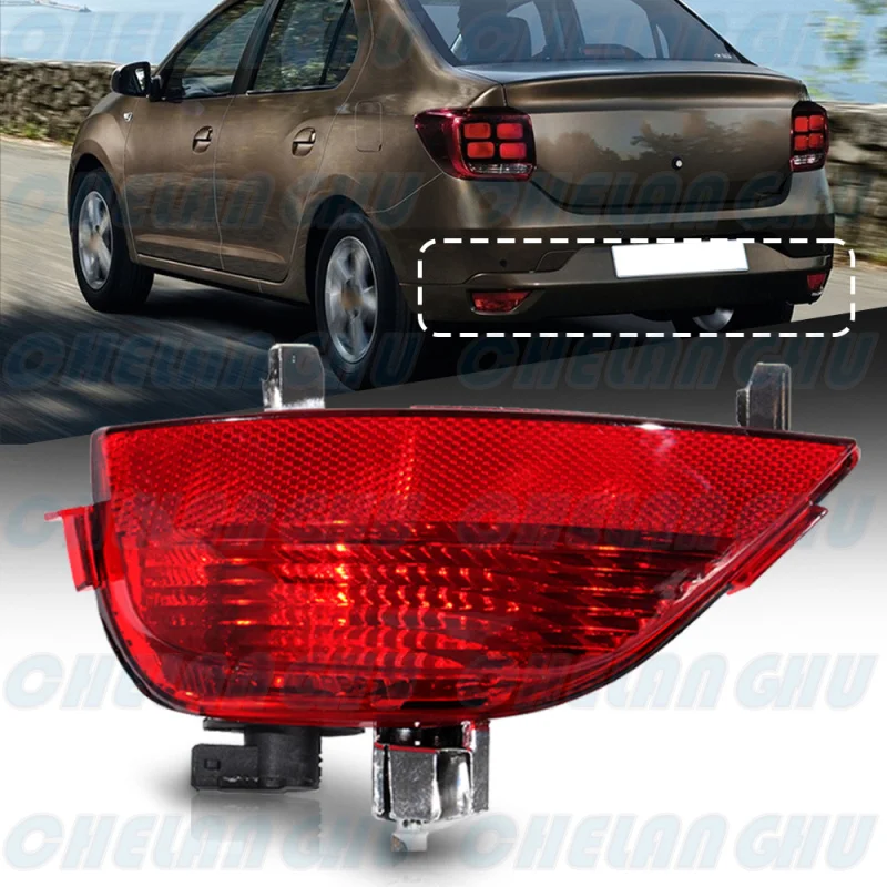 For Renault Symbol MK3 Facelift Left Side Rear Bumper Light Reflector Car accessories 265854470R
