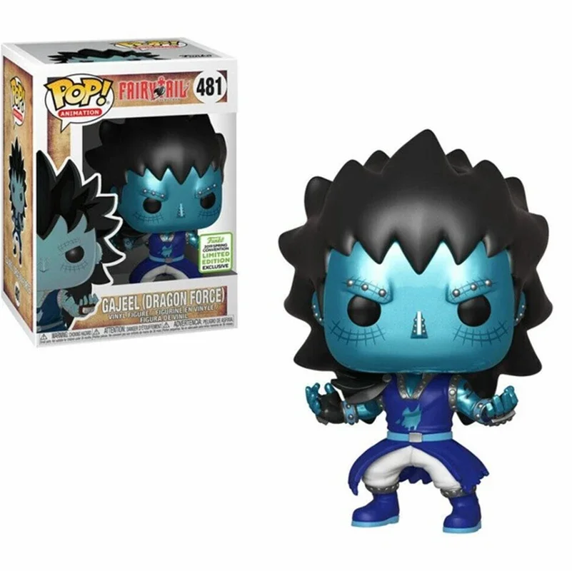 thumbnail image 1 of 2025 FUNKO POP Fairy Tail #67 Natsu #481 Gajeel Figuras de acción de vinilo coleccionables Juguetes para niños Regalos de cumpleaños, 1 of 5