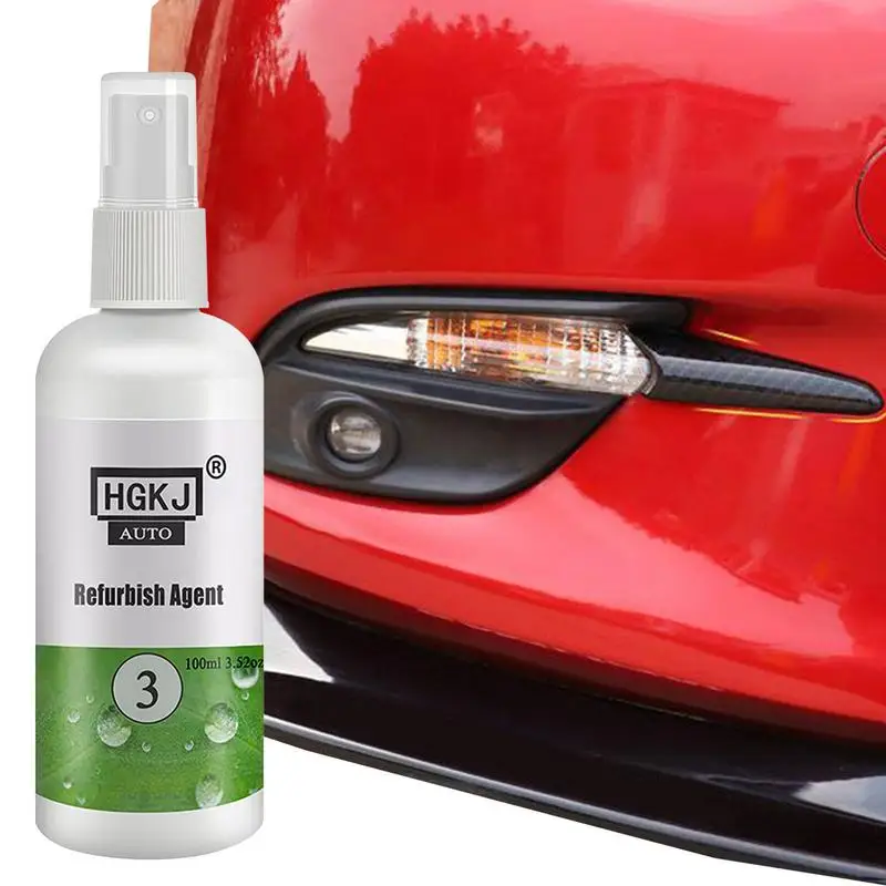 

100ml Parts Refurbish Agent Auto Refurbishing Agent Maintenance Spray Automotive Interior Leather Cleaning Agent Car Detailing