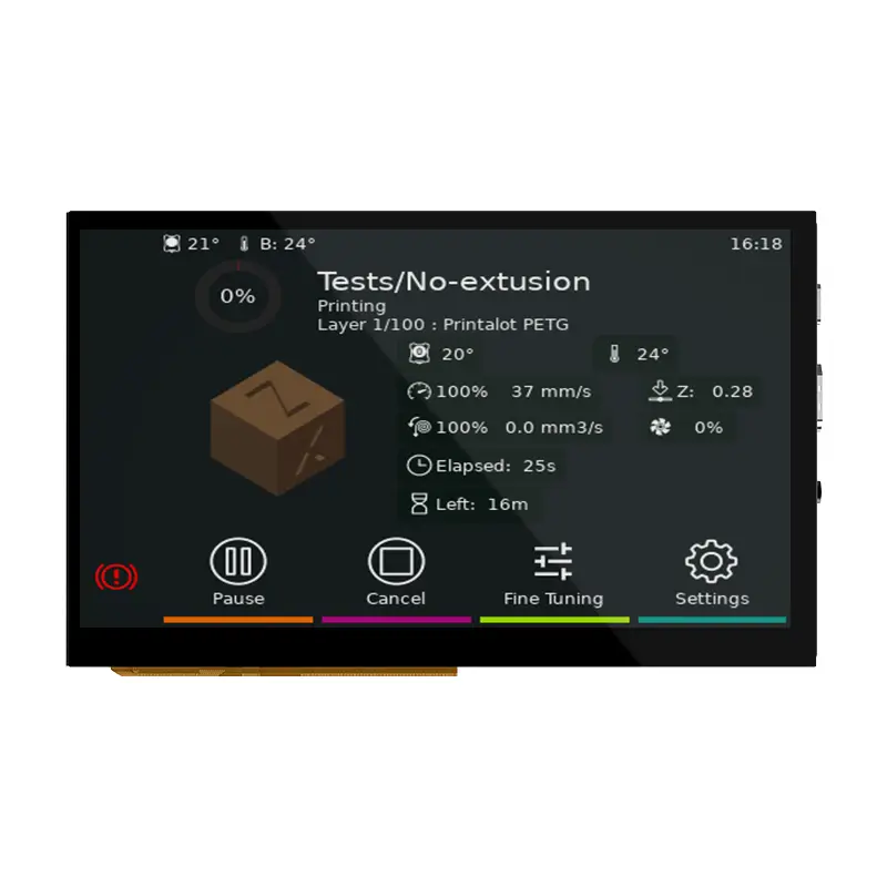 BIGTREETECH HDMI7 HDMI5 Touch Screen 7‘’ 1024x600 HDMI IPS Display Capacitive for Raspberry Pi4 Mini PC Monitor 3D Printer Parts image 4