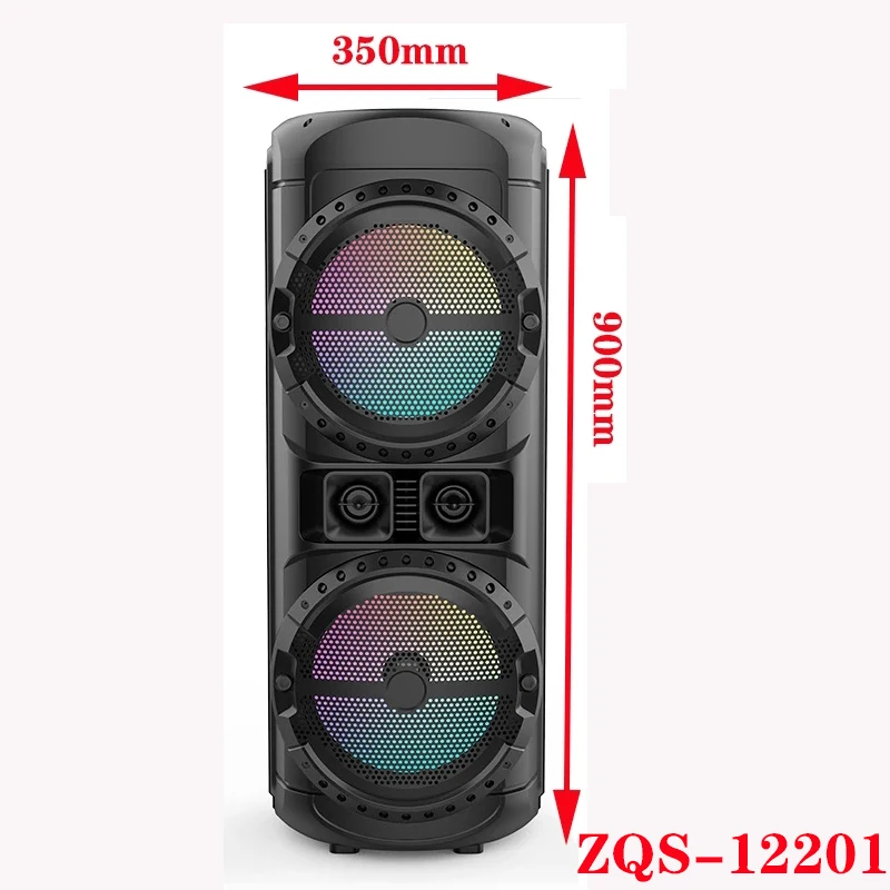 Altavoz Bluetooth grande para exteriores, caja de sonido inalámbrica con  tarjeta K y canciones, columna de linterna, barra de sonido estéreo TWS,  Subwoofer, centro de música, 125W - AliExpress