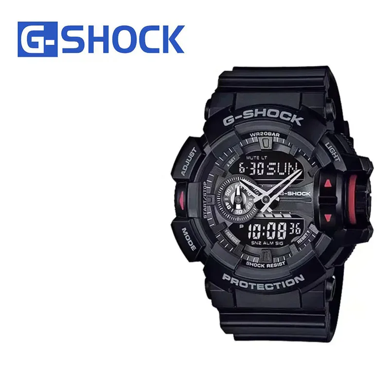 

Новинка, мужские многофункциональные кварцевые часы серии G-SHOCK, спортивные ударопрочные светодиодные часы с двойным дисплеем, модные оригинальные Роскошные