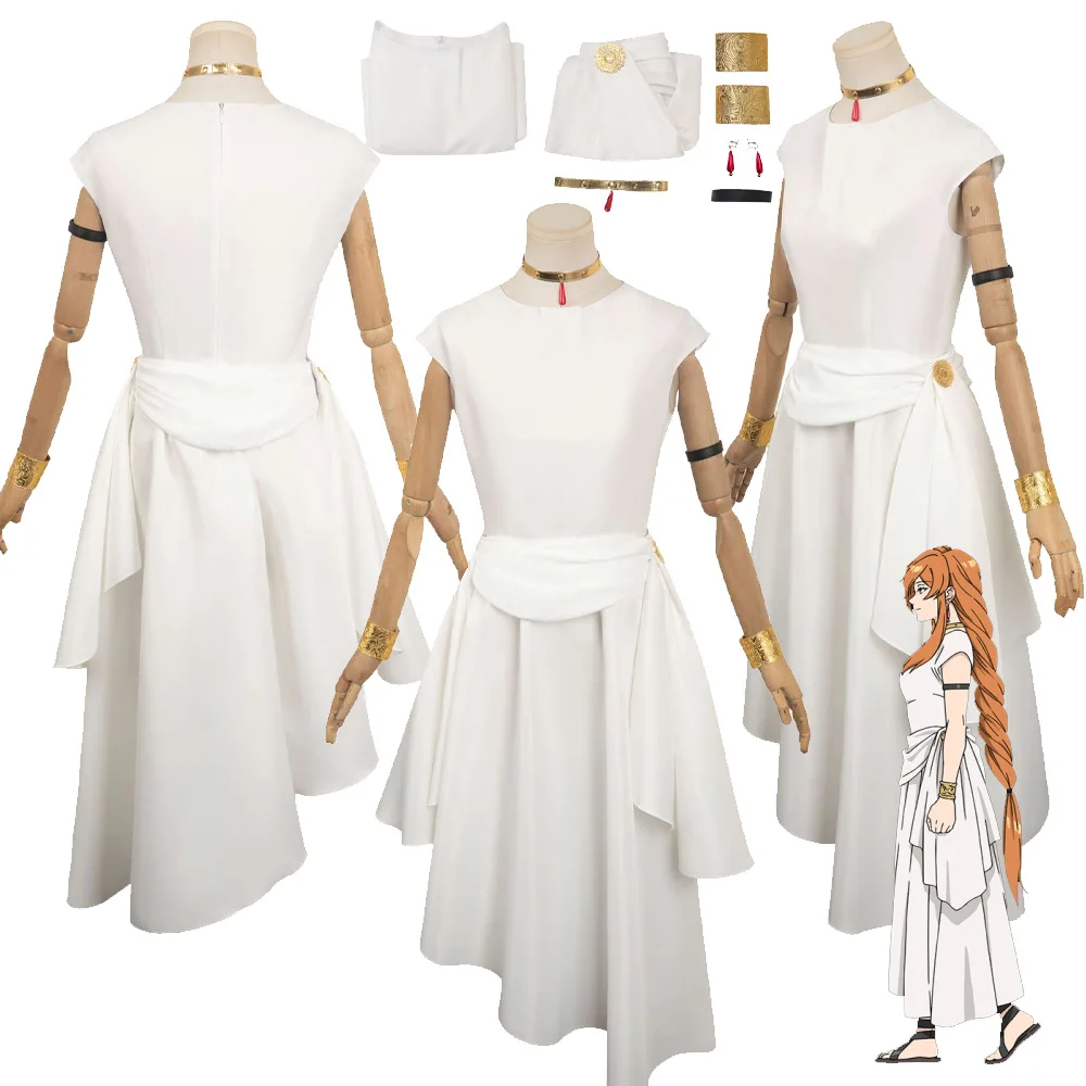 

Anime Frieren Beyond Journey's End Flamme Cosplay Costume Adult Women Dress Outfits Halloween Carnival Disguise Role Play Suit