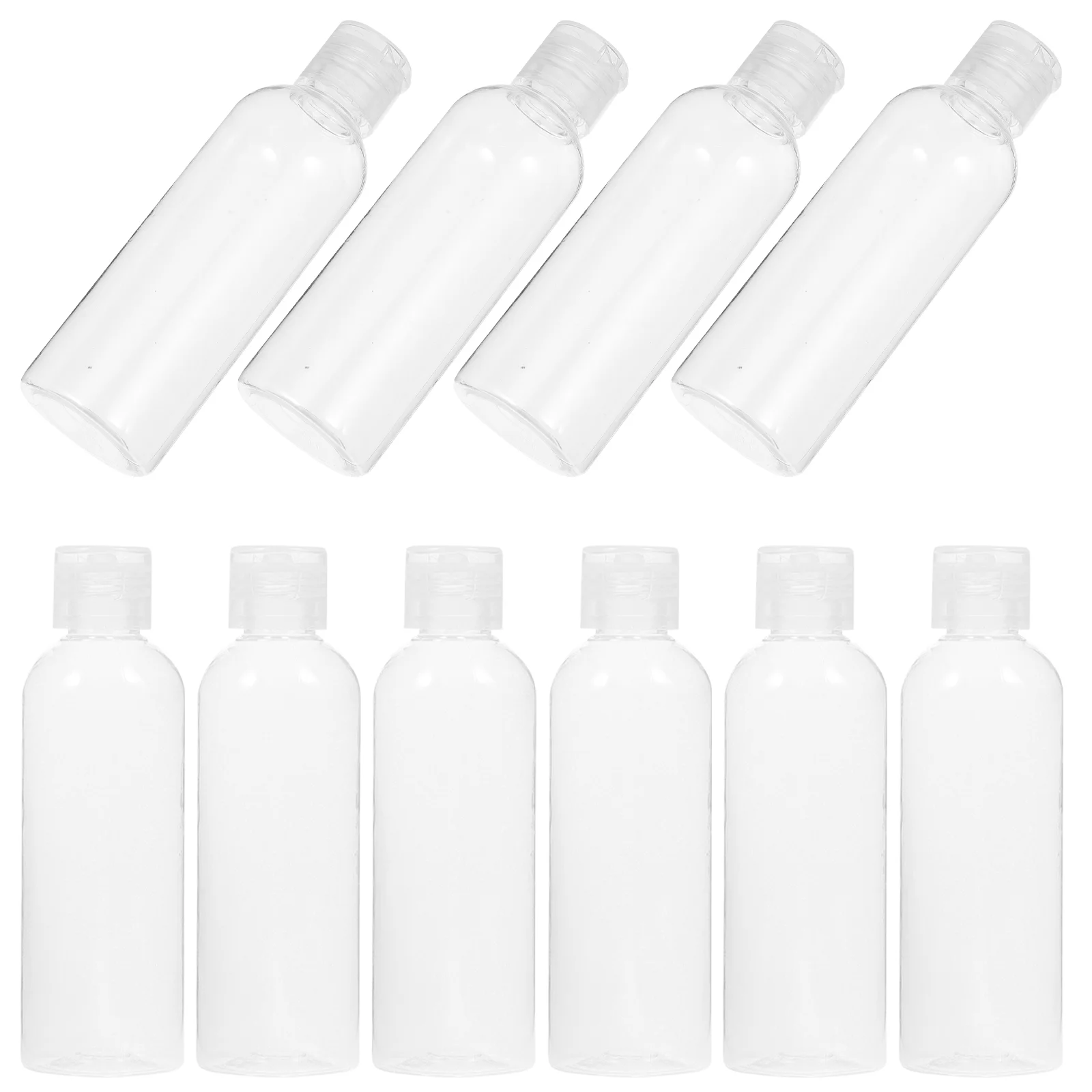 

10pcs Travel Size Bottles Refillable Bottles Plastic Toiletries Container Lotion Shampoo Bottles(100ml)