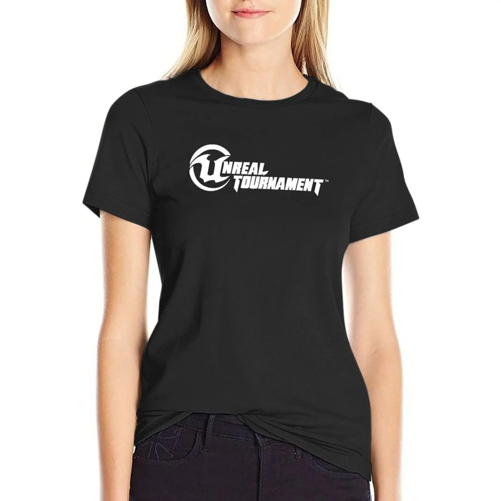 Unreal Tournament T-Shirt cute clothes lady clothes cute tops anime clothes western t-shirt dress for Women