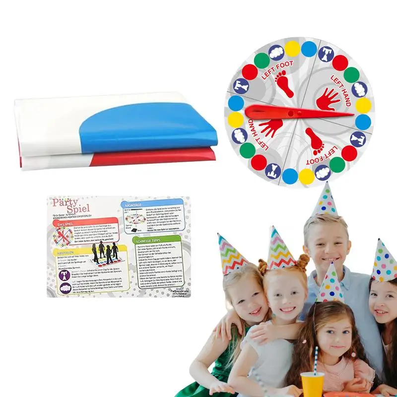 

Twisting Party Game Floor Game Twisting Activity Mat Party Games For Fun Family Game Night Twist Poses Large Mat Balance Mat