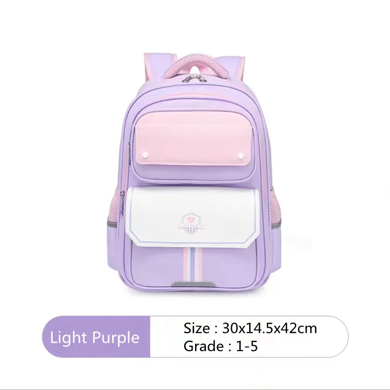 Sun Eight School Bags For Boys Girls British Style Primary Student Shoulder Orthopedic Backpack Grade 1-5 Large Capacity Mochila