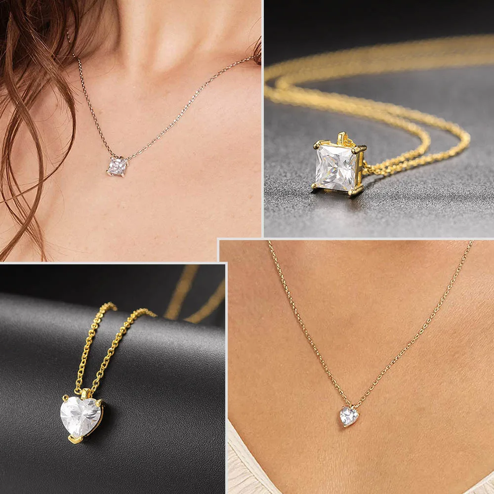 [PRIMAUTE] 韓国☆CRYSTAL drop NECKLACE Crystal Raindrop Necklace | en route jewelry