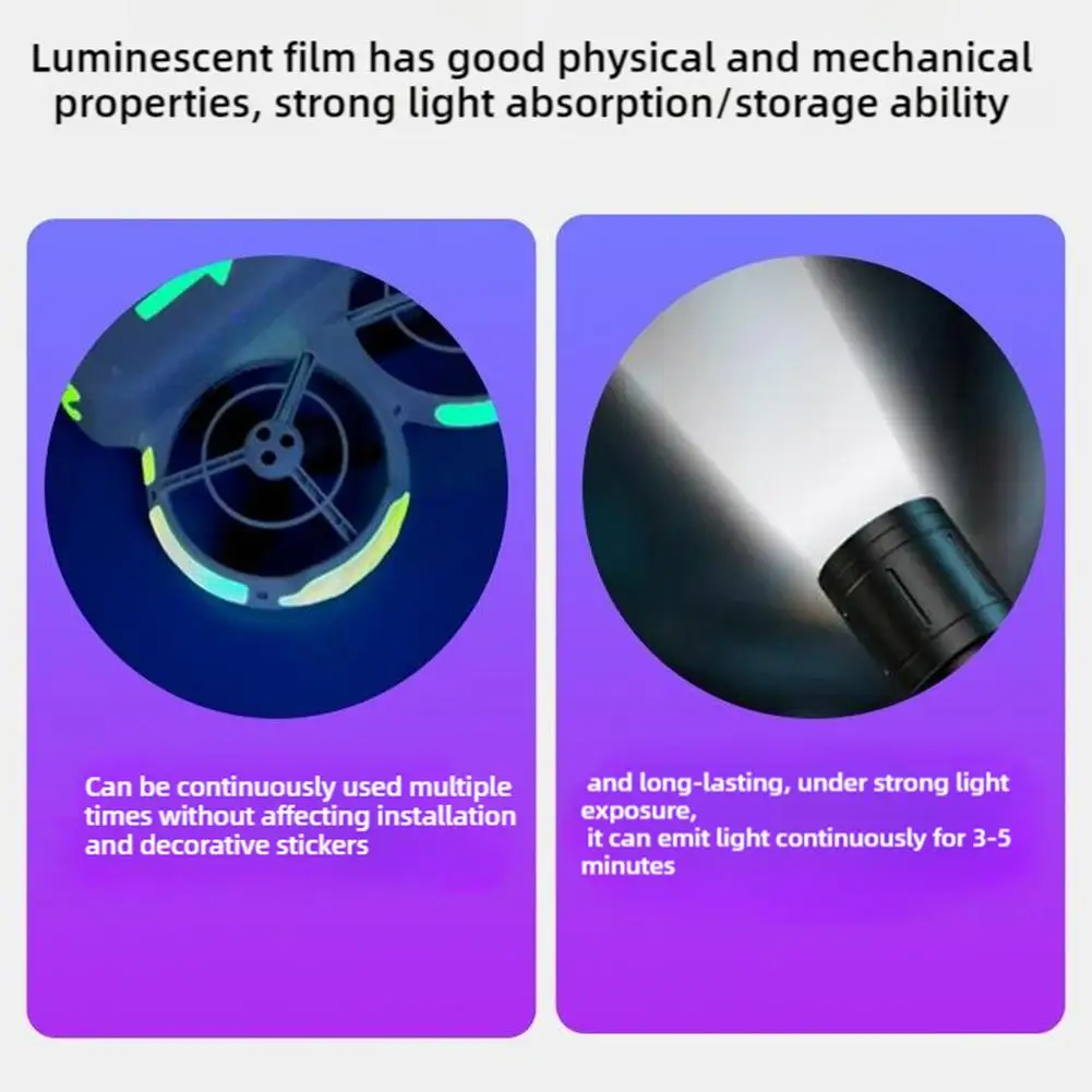 For DJI NEO Luminous Stickers Luminous Film Cool Stickers Selfie Small Drone Crossing Machine For DJI NEO Accessories