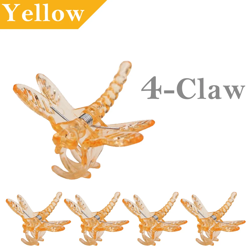 Set of 30/50/100 Dragonfly 4-Claw Plant Support Clips for Orchids and Climbing Vines