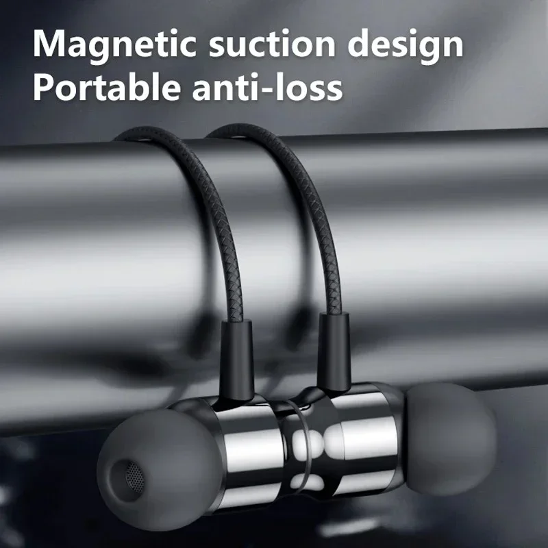 Magnetic Wired Stereo Music Headset with HIIF Bass for Mobile Phones and Computer