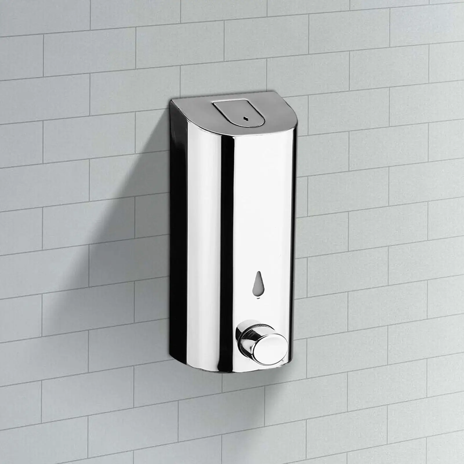 

Wall Mounted Shampoo Dispenser 600ml Shampoo and Conditioner Dispenser for Kitchens Restaurants Bank Airports Office Buildings