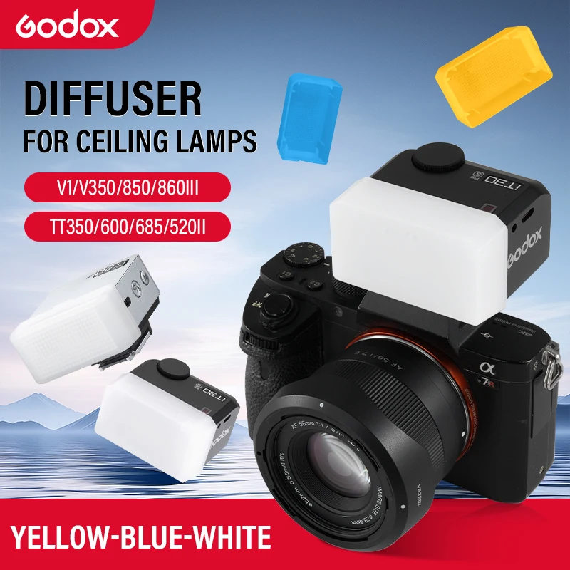 Godox Flash Diffuser Soft Box For Godox IM30 IT22 iA32 it30pro Flash Only Compatible White Blue Yellow Box Case Diffuser