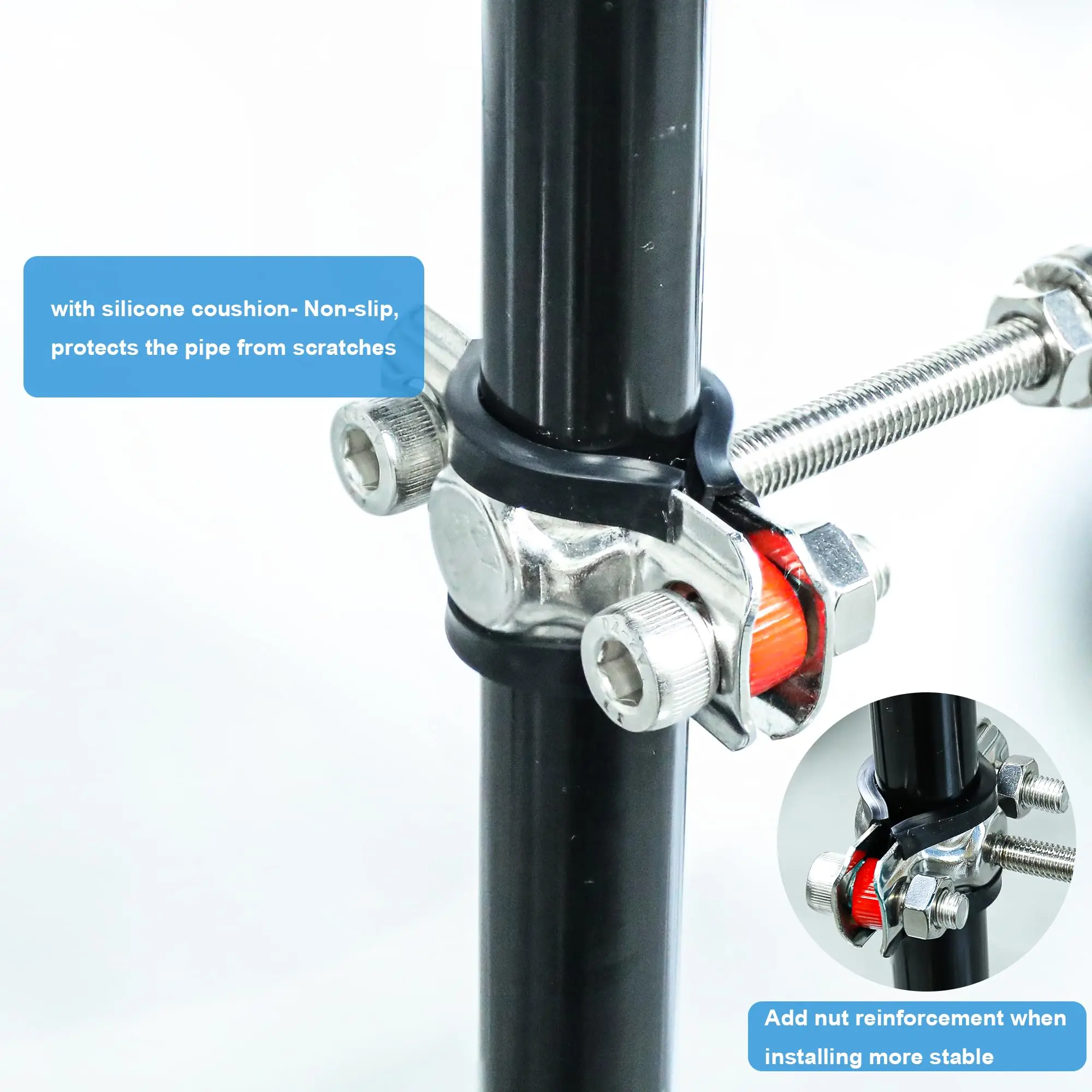 Messing Rohrschelle M10 - Praktische Halterung Für 15-40mm Rohre | Sanitär & Heizung
