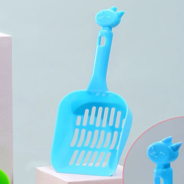 New cat litter shovel Practical spatula Large cat litter spatula Tofu cat litter Bentonite cat poop poop shovel pet supplies 4