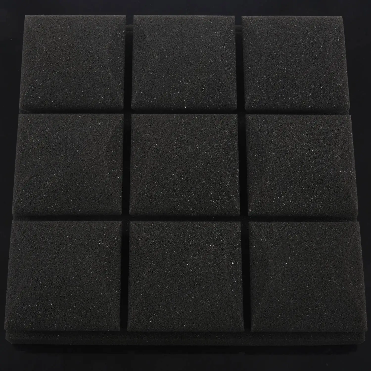 25X25X5cm Wallpaper Sticker Practical Acoustic Foam Panel Sound Stop Absorption Sponge Studio Ktv Living Room Bar Soundproof